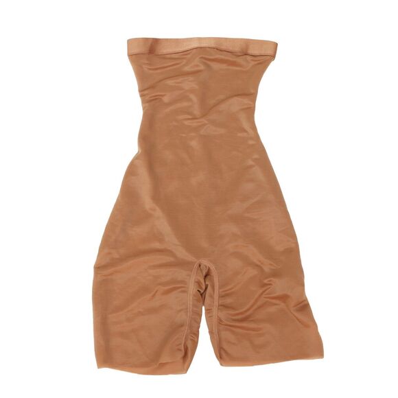SKIMS Simply Bare High Waisted Mid Thigh Short XXS Bronze Nude Brown NEW B21 - Picture 2 of 6